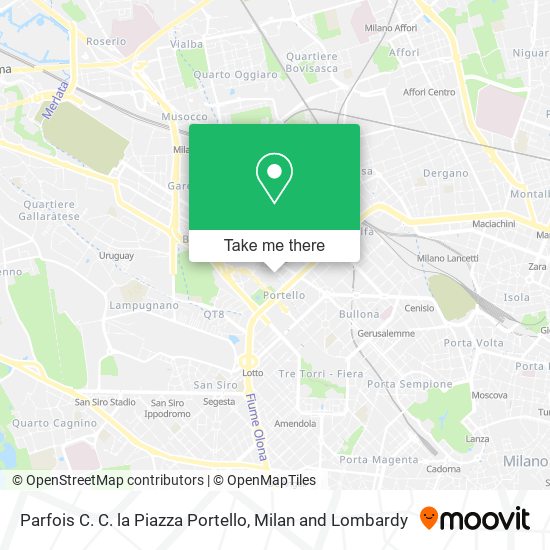 Parfois C. C. la Piazza Portello map