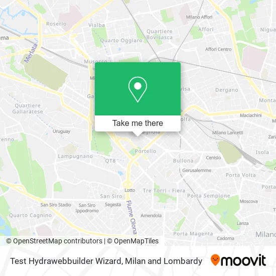 Test Hydrawebbuilder Wizard map