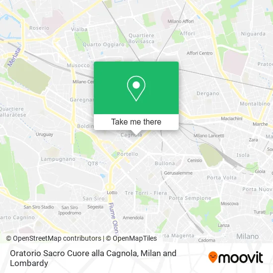 Oratorio Sacro Cuore alla Cagnola map