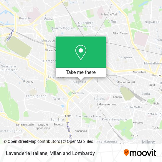 Lavanderie Italiane map