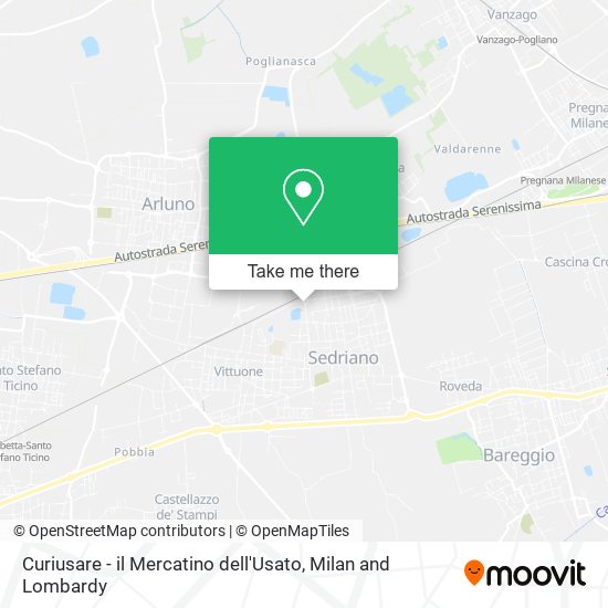 Curiusare - il Mercatino dell'Usato map