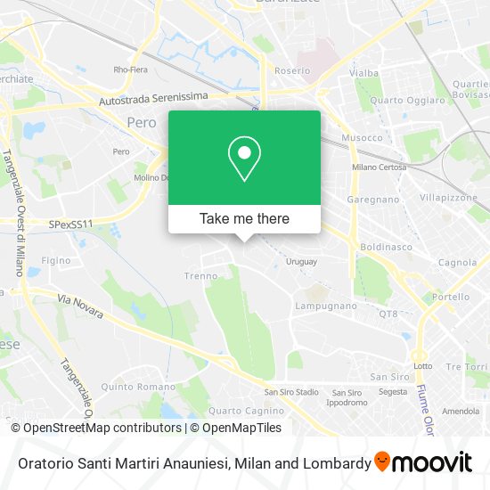Oratorio Santi Martiri Anauniesi map