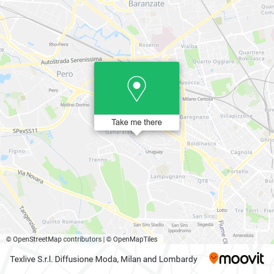 Texlive S.r.l. Diffusione Moda map