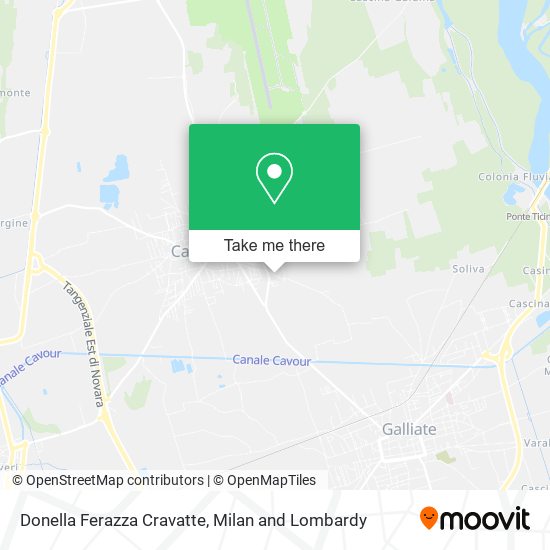 Donella Ferazza Cravatte map