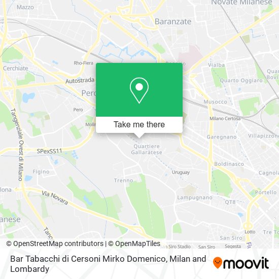 Bar Tabacchi di Cersoni Mirko Domenico map