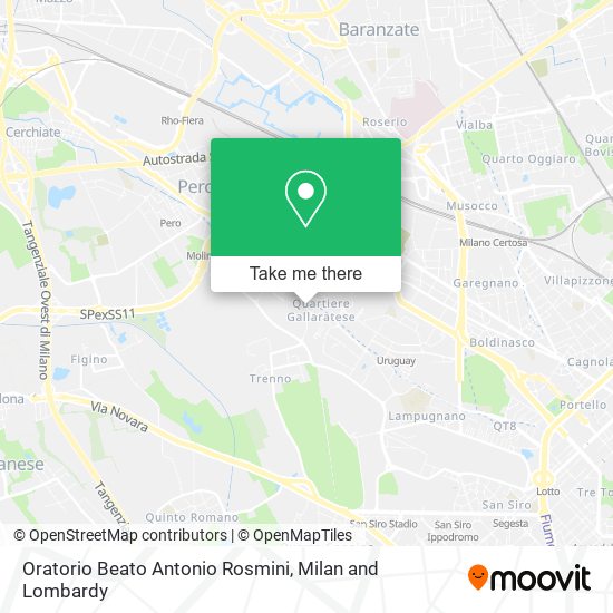 Oratorio Beato Antonio Rosmini map