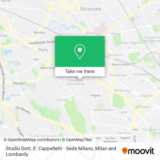 Studio Dott. E. Cappelletti - Sede Milano map