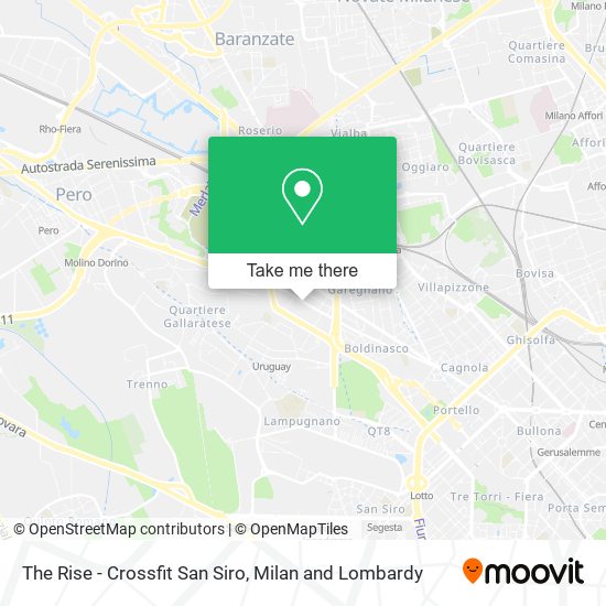 The Rise - Crossfit San Siro map