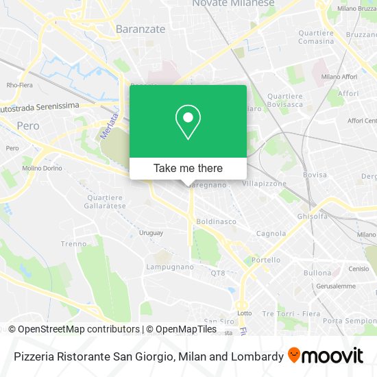 Pizzeria Ristorante San Giorgio map