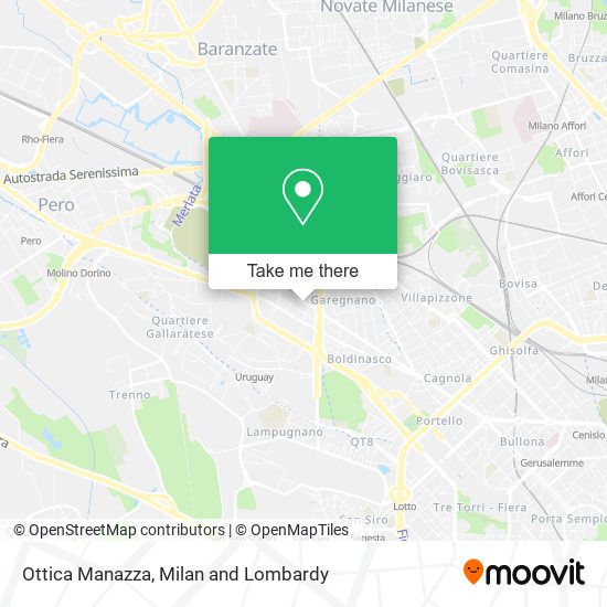Ottica Manazza map