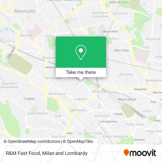 R&M Fast Food map