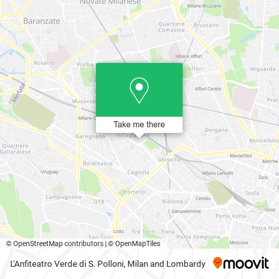 L'Anfiteatro Verde di S. Polloni map