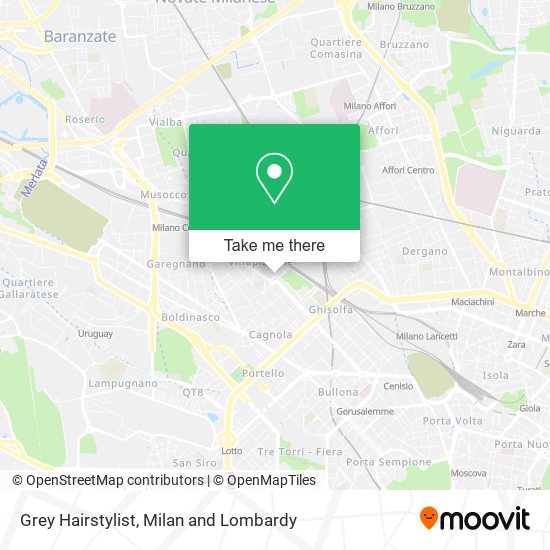 Grey Hairstylist map