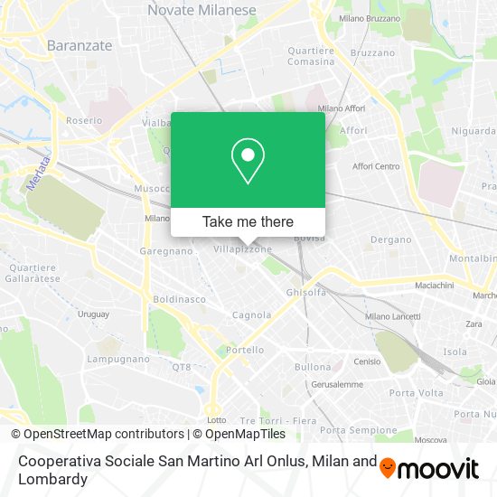 Cooperativa Sociale San Martino Arl Onlus map