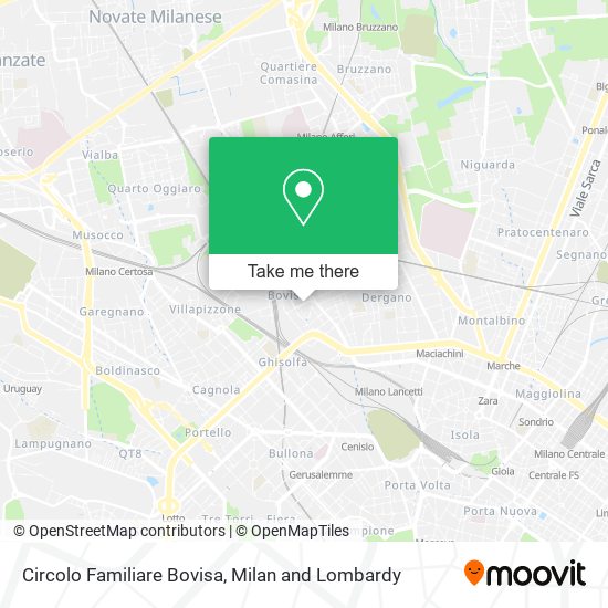 Circolo Familiare Bovisa map