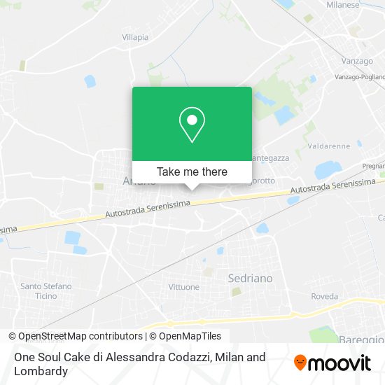 One Soul Cake di Alessandra Codazzi map