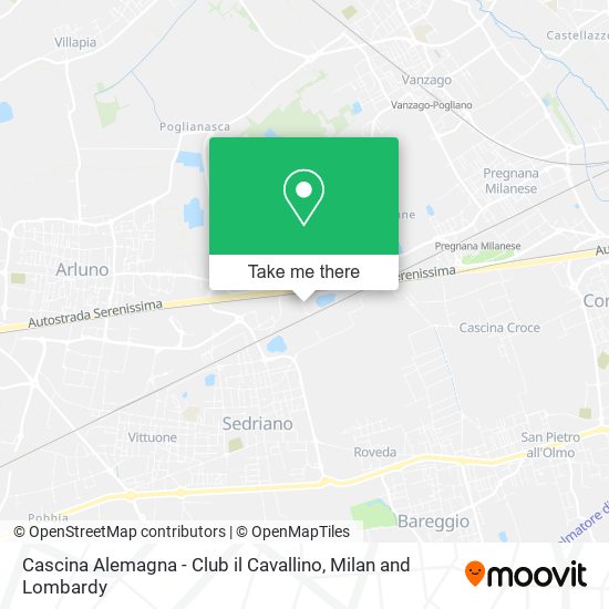 Cascina Alemagna - Club il Cavallino map