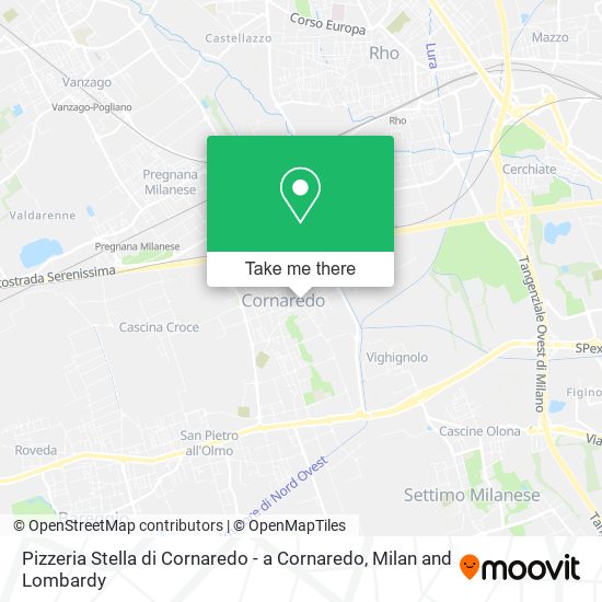 Pizzeria Stella di Cornaredo - a Cornaredo map