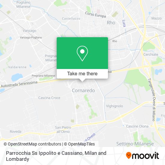 Parrocchia Ss Ippolito e Cassiano map