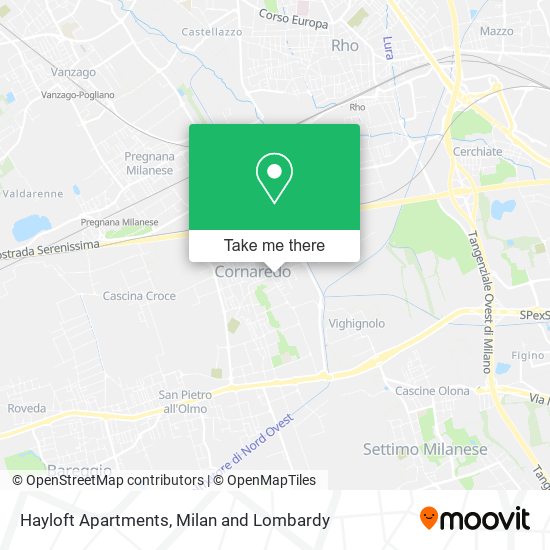 Hayloft Apartments map