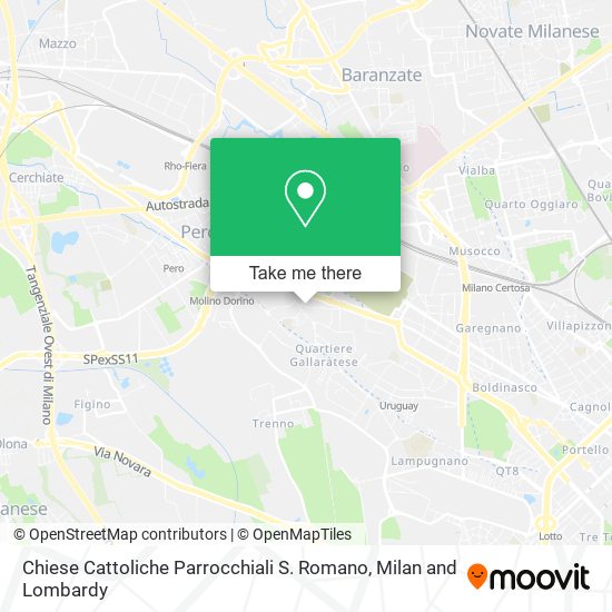 Chiese Cattoliche Parrocchiali S. Romano map