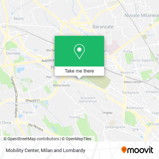 Mobility Center map