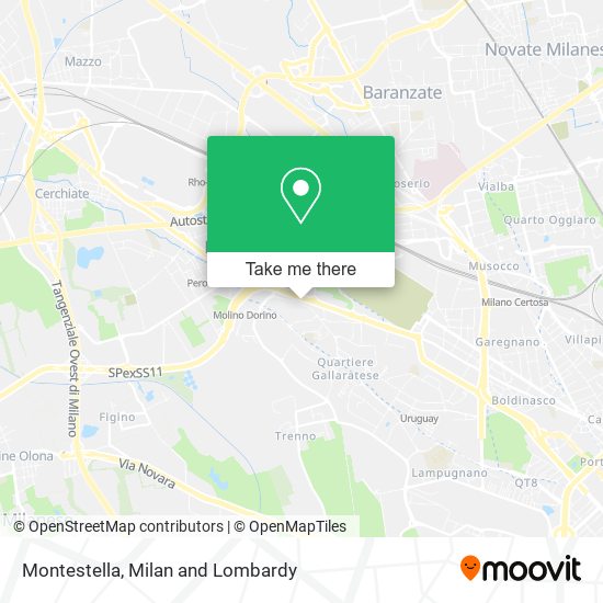 Montestella map