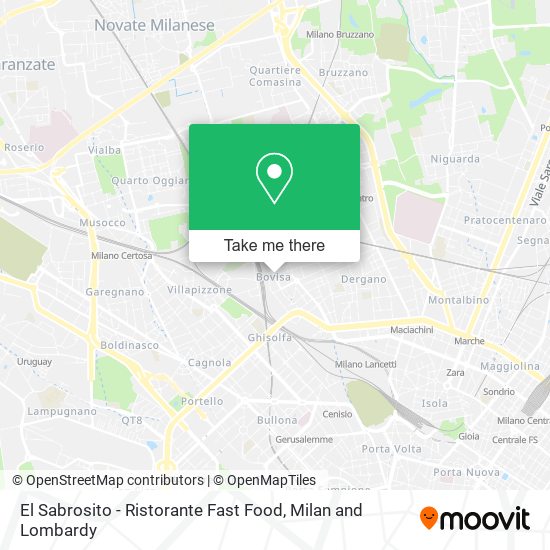 El Sabrosito - Ristorante Fast Food map