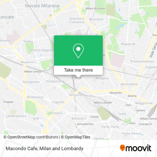 Macondo Cafe map