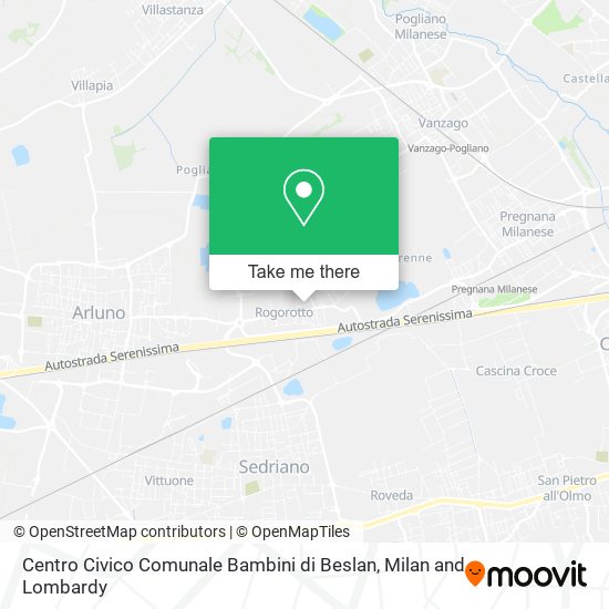 Centro Civico Comunale Bambini di Beslan map