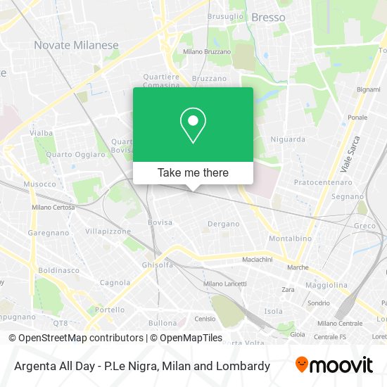 Argenta All Day - P.Le Nigra map