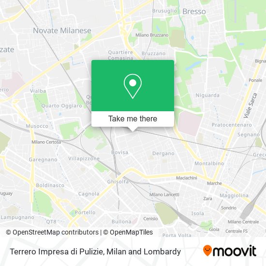 Terrero Impresa di Pulizie map