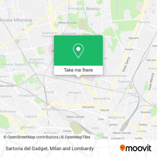 Sartoria del Gadget map