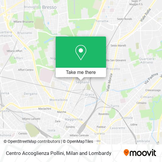 Centro Accoglienza Pollini map