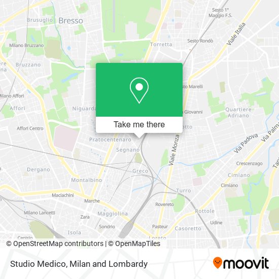 Studio Medico map