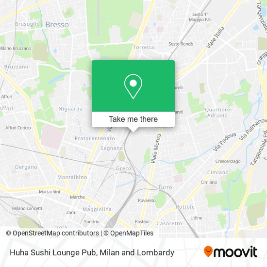 Huha Sushi Lounge Pub map