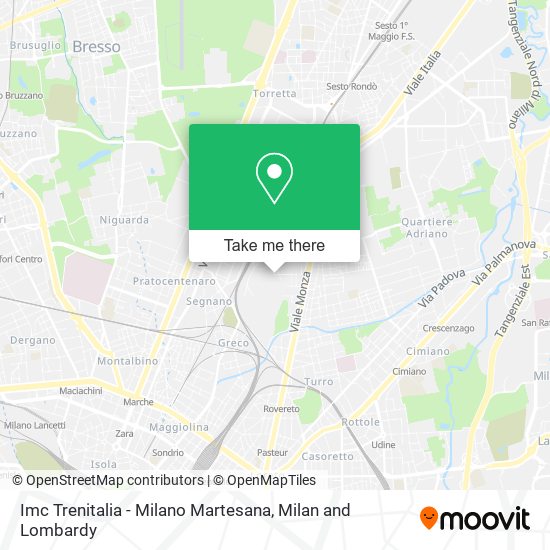 Imc Trenitalia - Milano Martesana map