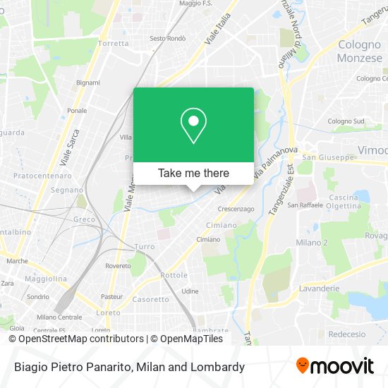 Biagio Pietro Panarito map