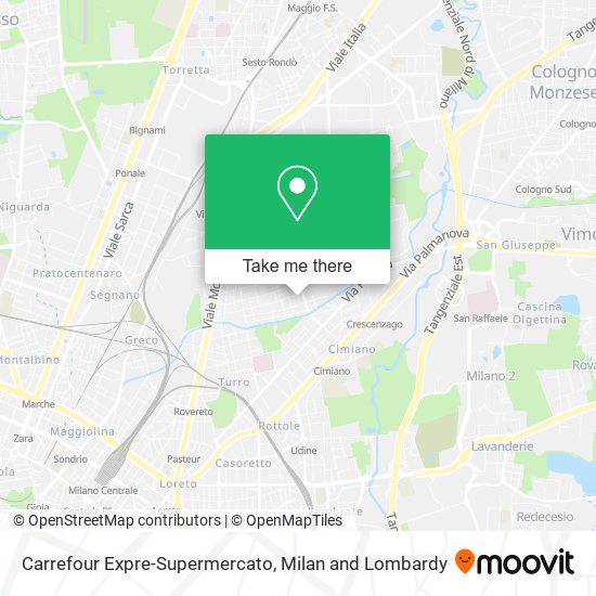 Carrefour Expre-Supermercato map