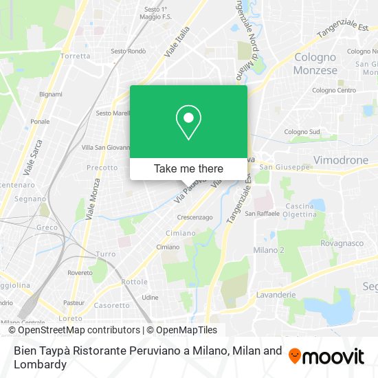 Bien Taypà Ristorante Peruviano a Milano map