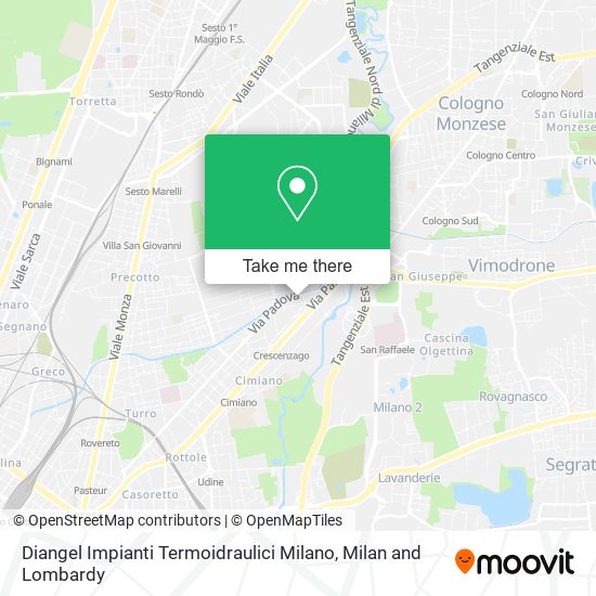 Diangel Impianti Termoidraulici Milano map