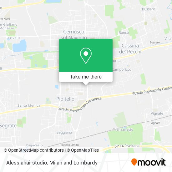 Alessiahairstudio map