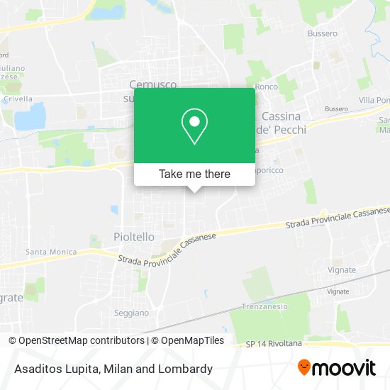 Asaditos Lupita map