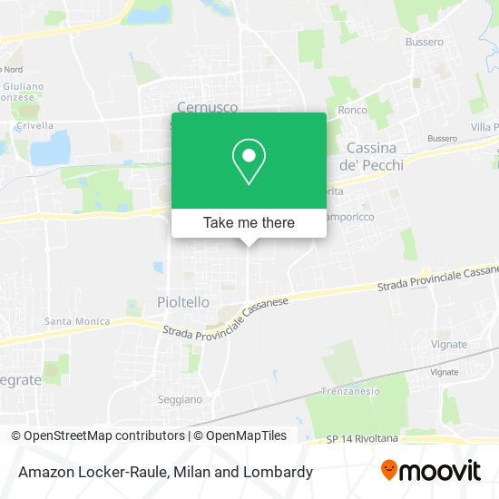 Amazon Locker-Raule map