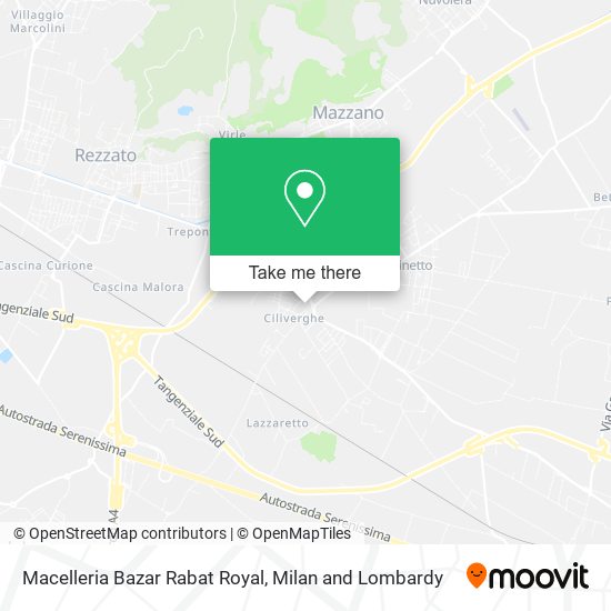 Macelleria Bazar Rabat Royal map