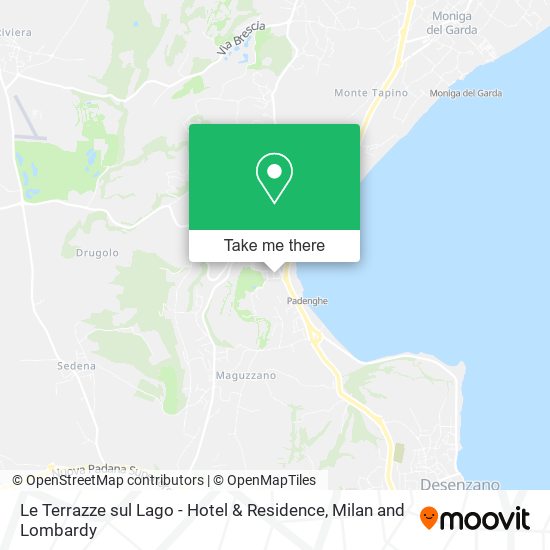 Le Terrazze sul Lago - Hotel & Residence map