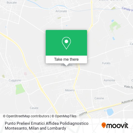 Punto Prelievi Ematici Affidea Polidiagnostico Montesanto map