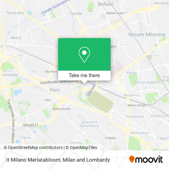 It Milano Merlatabloom map