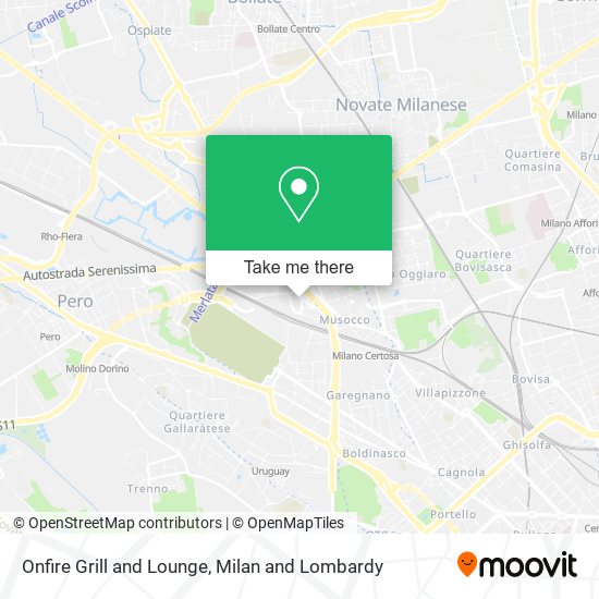 Onfire Grill and Lounge map