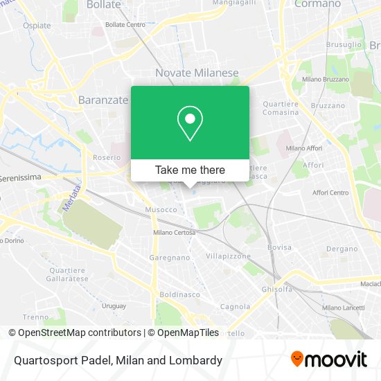Quartosport Padel map